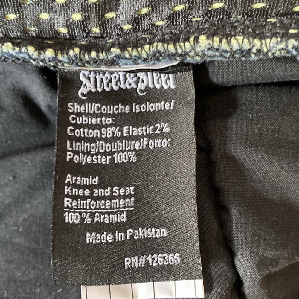 Street and Steele heavy riding jeans- add padding at the knee area - Picture 10 of 15